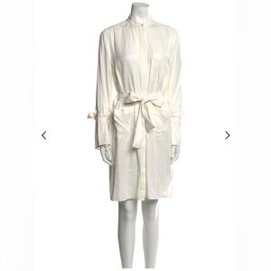 Equipment Shirt Dress with Bow Details & Pockets